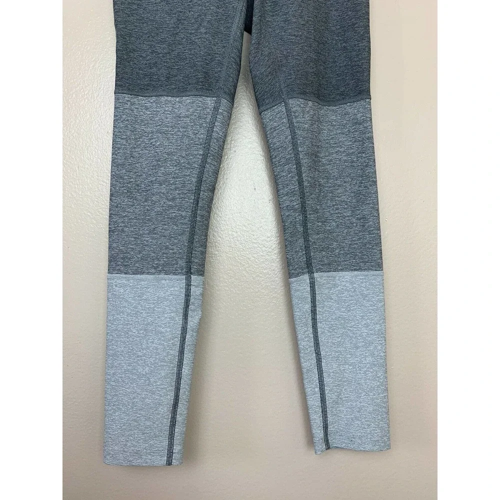 Outdoor Voices Legging Size Small Women's Gradient 7/8 Gray Colorblock Contrast